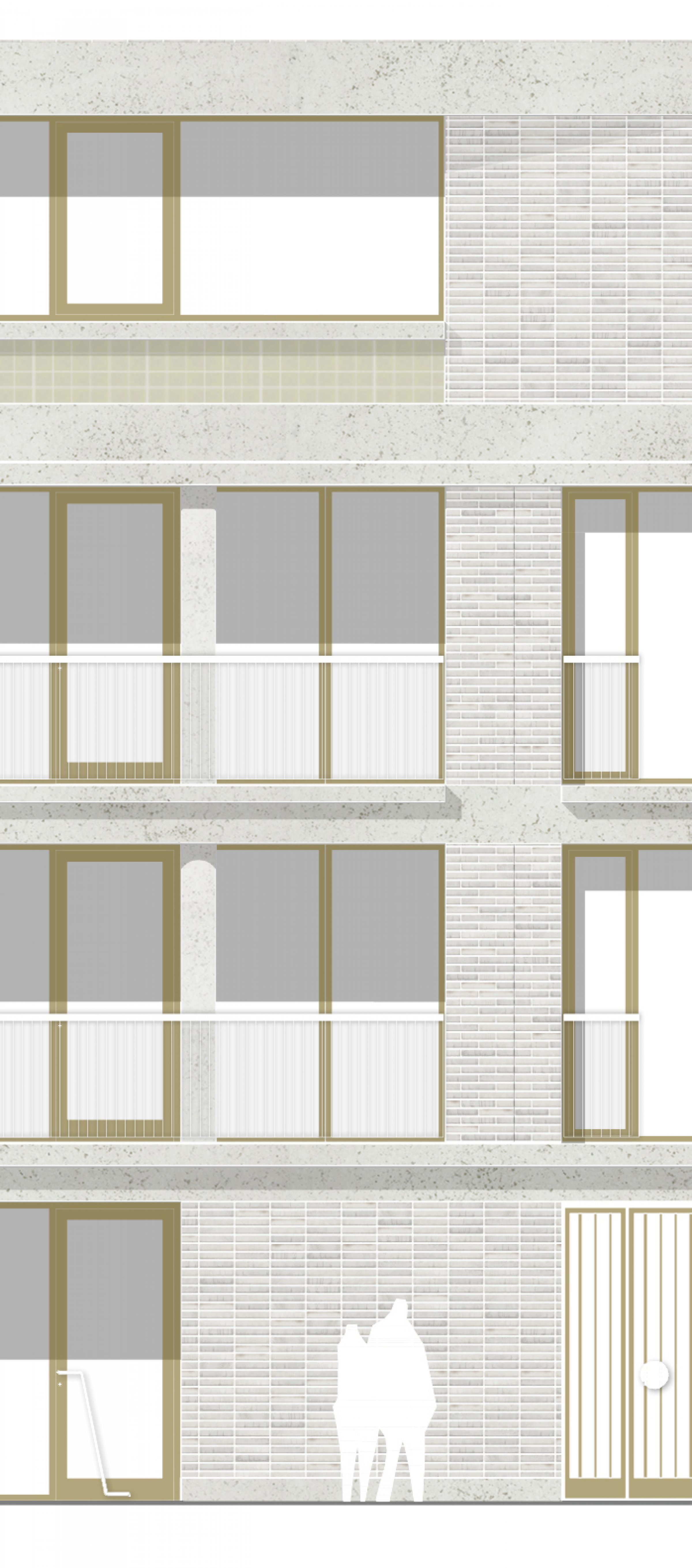 PSS18.500 kruispadstraat voorgevel segment